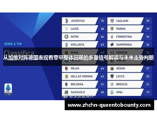 从加维对阵德国表现看意甲整体回暖的多重信号解读与未来走势判断